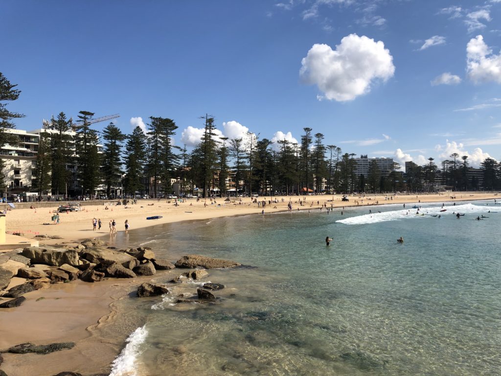 Sunday morning at Shelly Beach Smart Beaches Project Trial Site