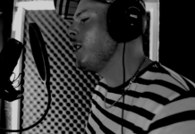 Simon in the studio