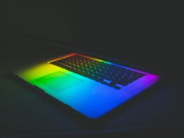 Image of laptop keyboard