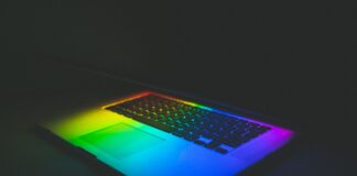 Image of laptop keyboard