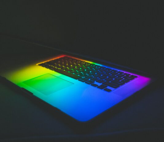 Image of laptop keyboard