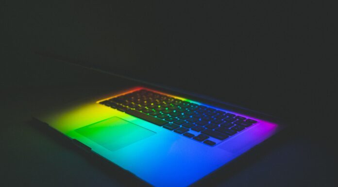 Image of laptop keyboard