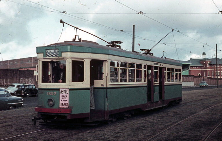 The Parramatta Road Tram – flashes of past and future visions